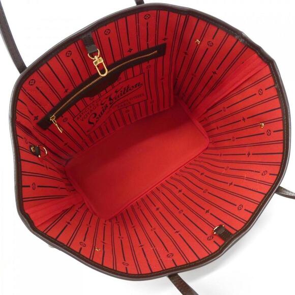 LOUIS VUITTON Brown Damier Neverfull MM Bag - Picture 5 of 5